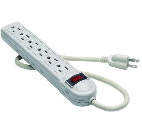 Regleta eléctrica 6 tomas