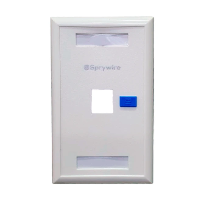 [SW-FP01A] Placa Frontal de 1 puerto SPRYWIRE