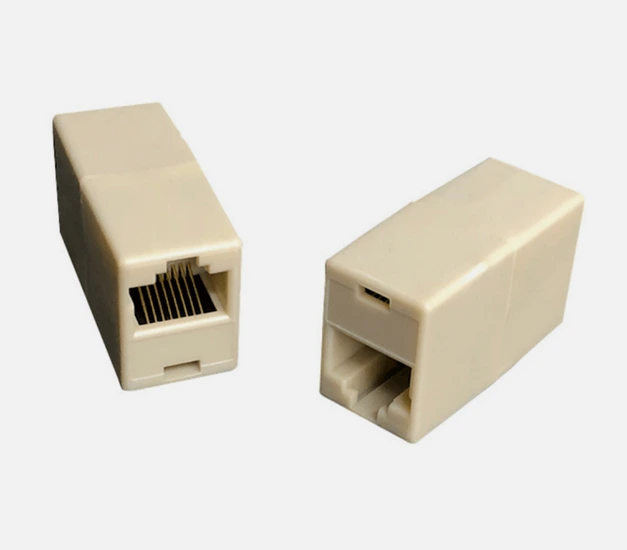 Union RJ45 CAT5e  de Cable UTP Conector Hembra Hembra