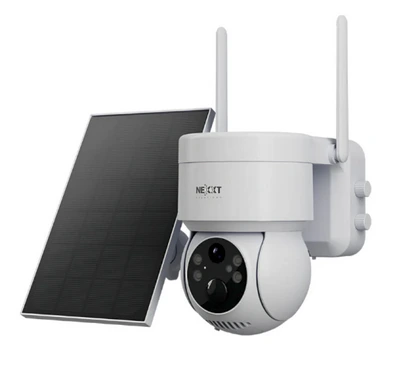 [NHC-OP20S] Cámara Nexxt PTZ con panel solar Wi-Fi para exteriores