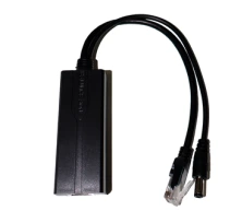 [SW-PD02S-G] Splitter PoE salida 12v compatible con Poe IEEE 802.3af/at