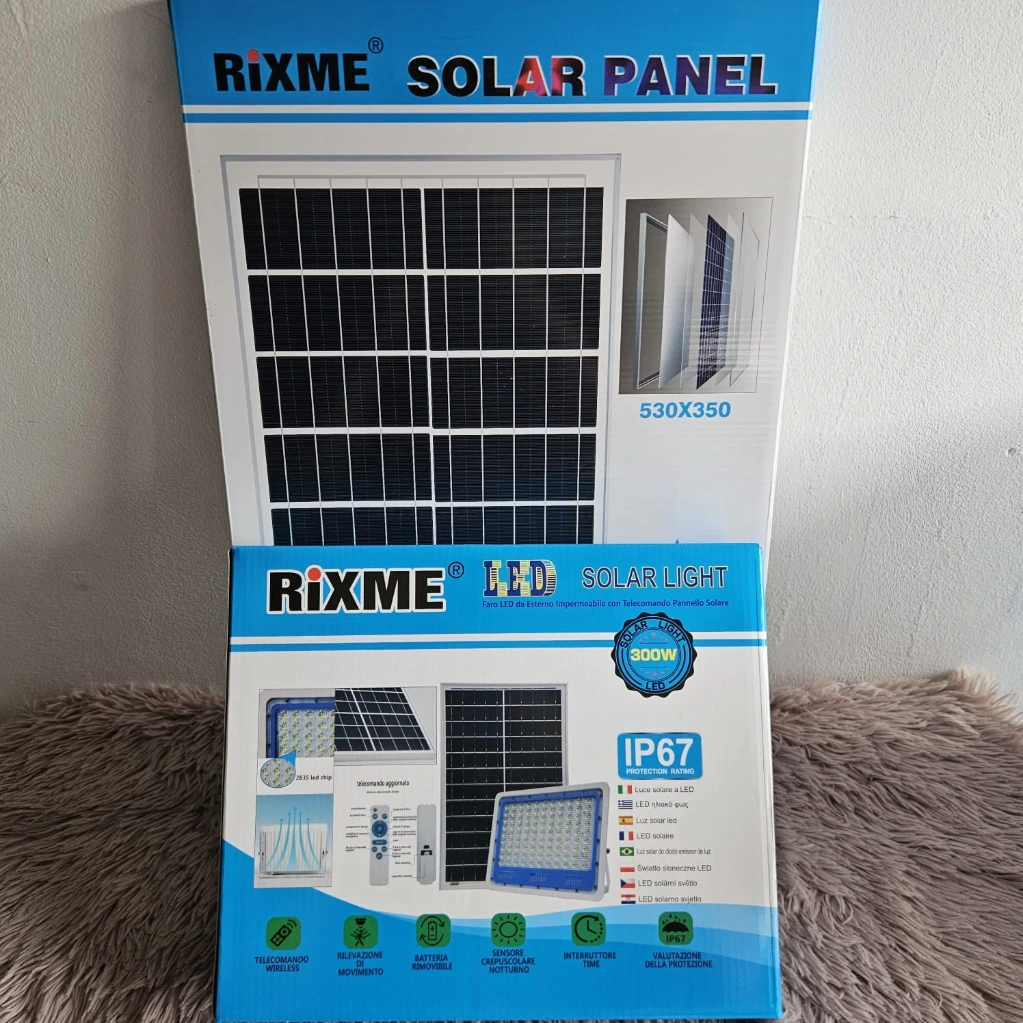 Lampara Led Solar de Pared 300w 30393 RIXME